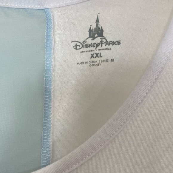 Disney Alice in Wonderland “curious” sleeveless top w/ sheer fabric insets - Picture 3 of 4